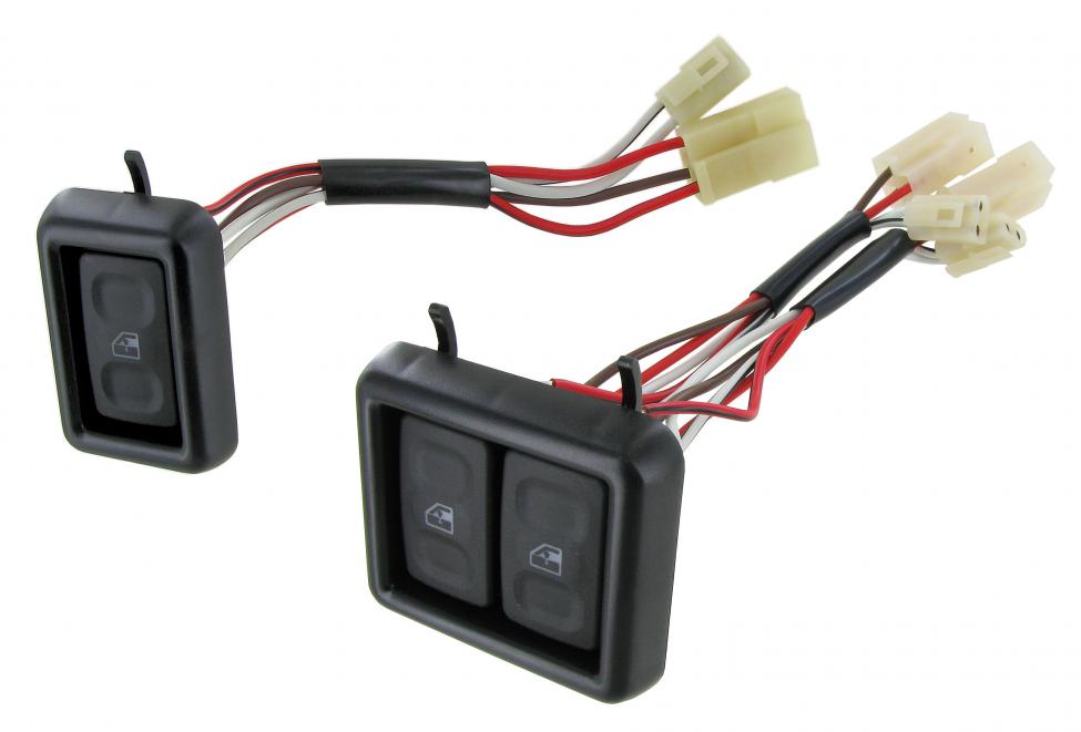 Elektr. Fensterheberschalter-Set für T3 Bulli ab 1985
